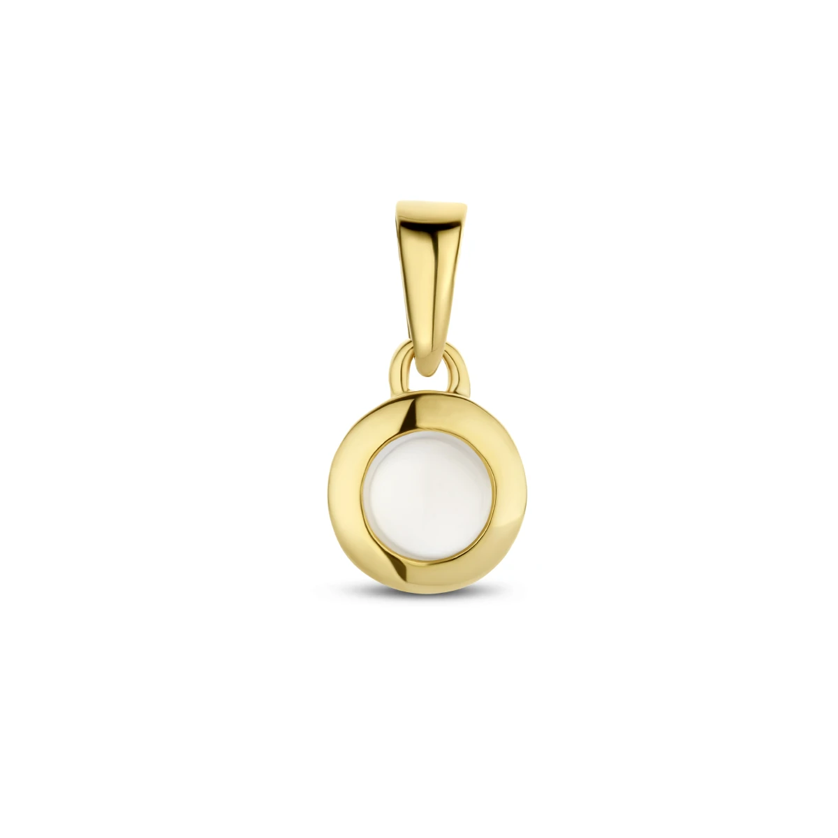 hanger maansteen 14K geelgoud