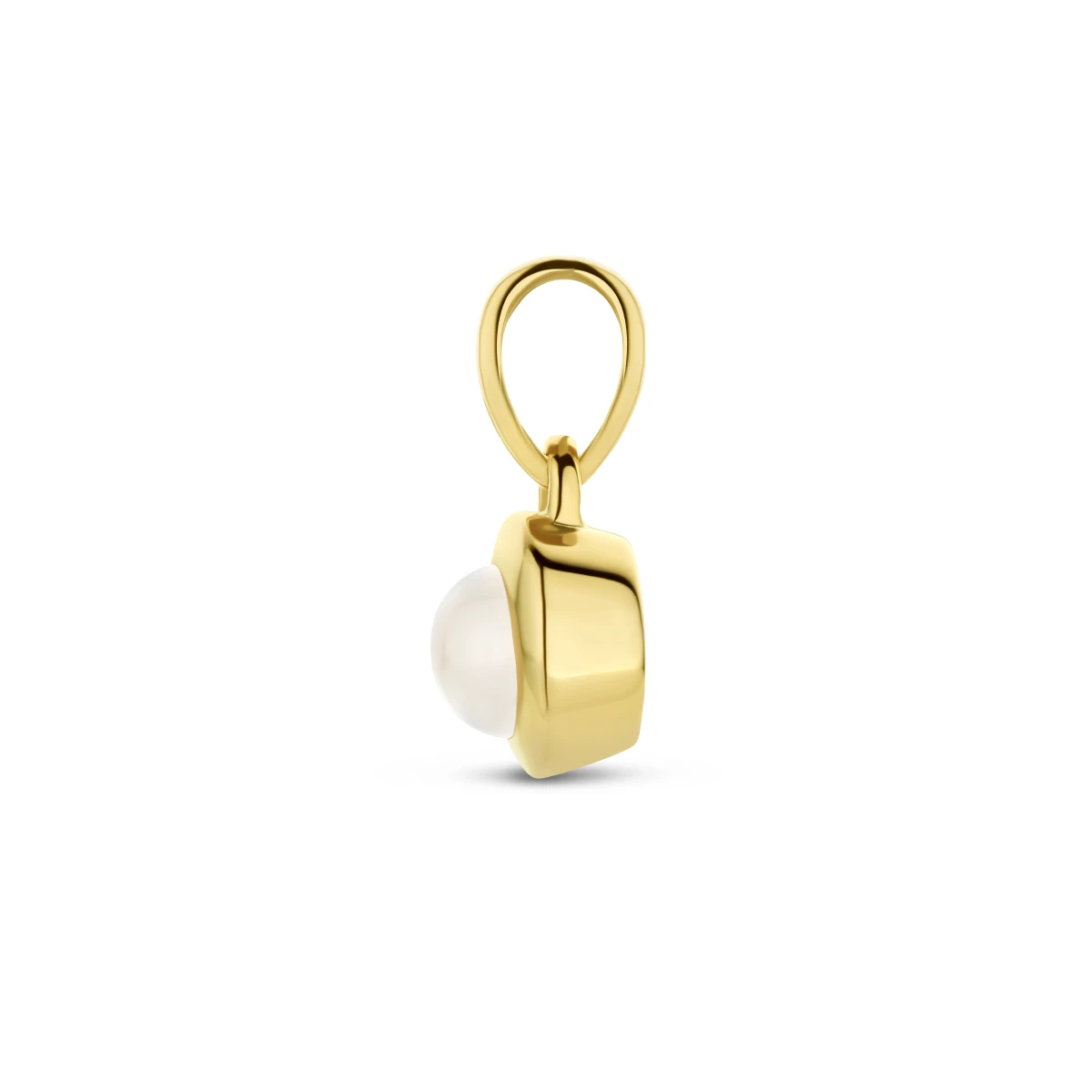 hanger maansteen 14K geelgoud