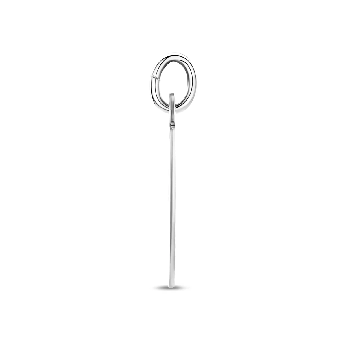 hanger meisje gediamanteerd zilver wit