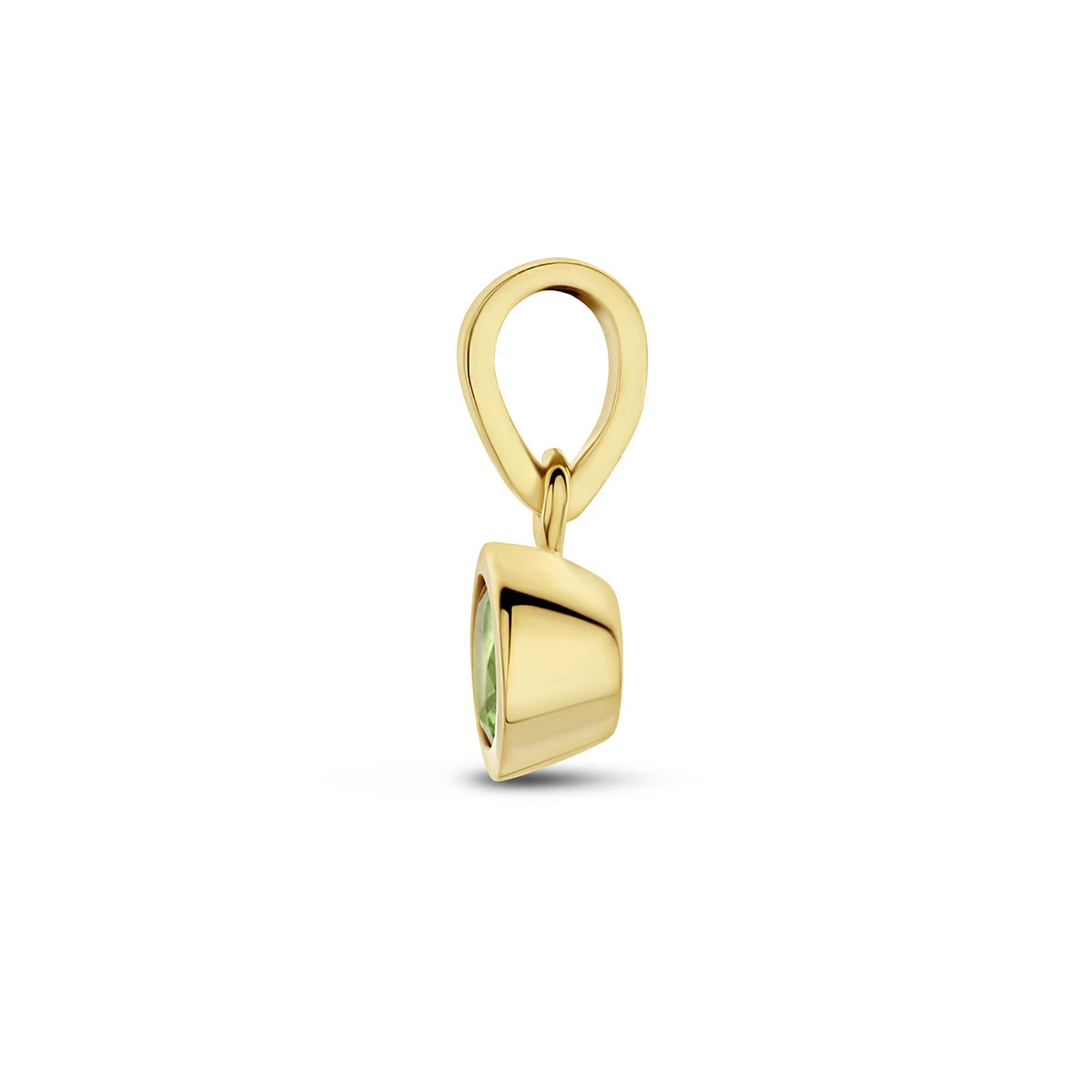 hanger met geboortesteen 11 mm 14K geelgoud