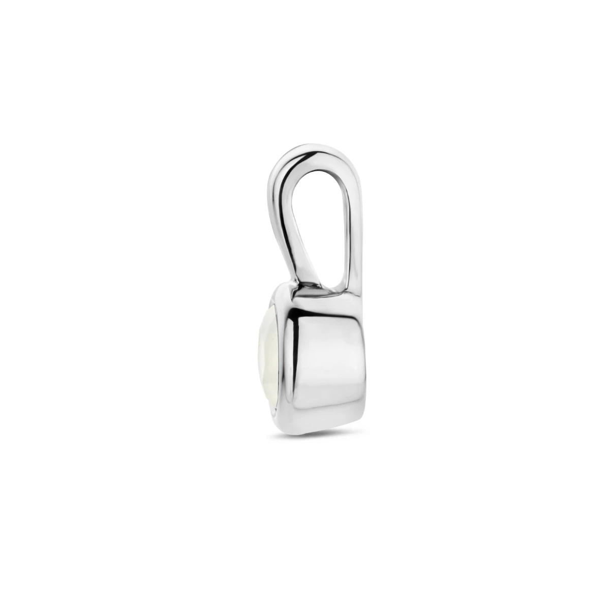 hanger met geboortesteen 11 mm zilver gerhodineerd