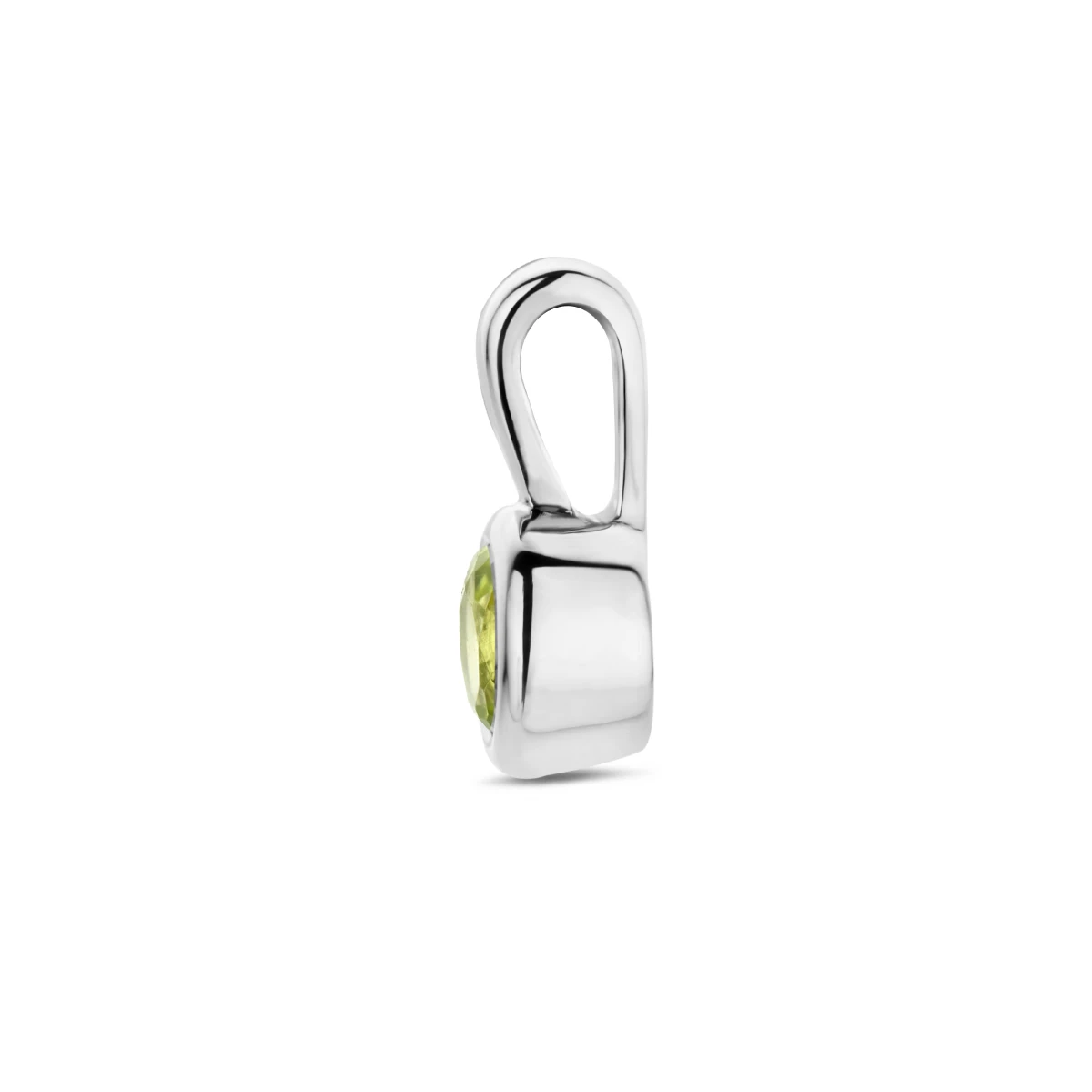 hanger met geboortesteen 11 mm zilver gerhodineerd