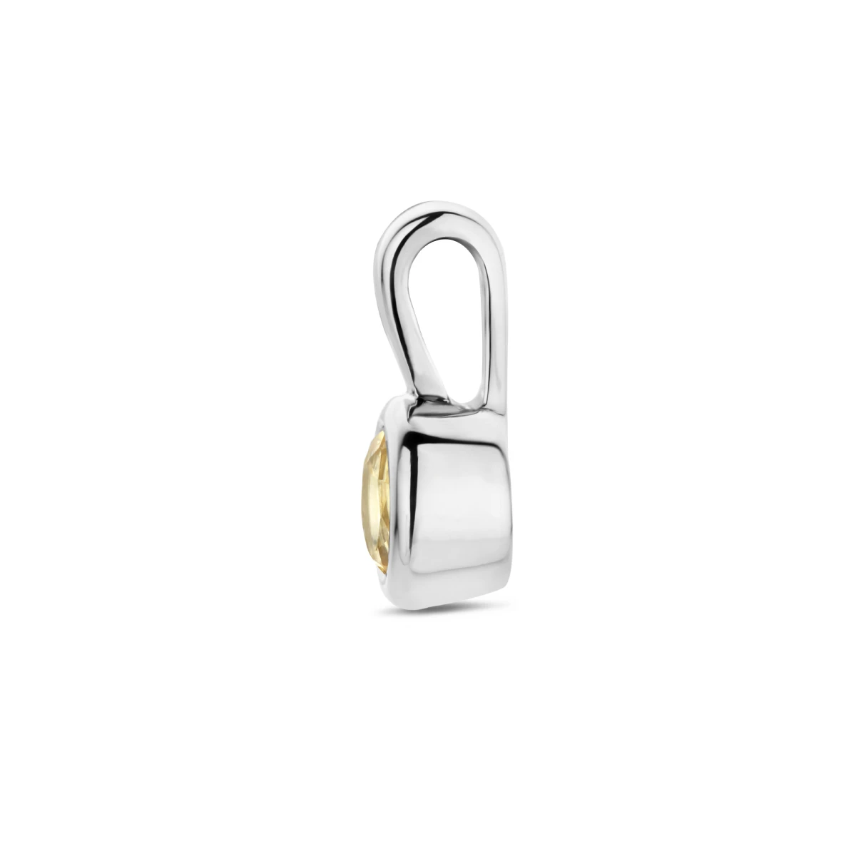 hanger met geboortesteen 11 mm zilver gerhodineerd