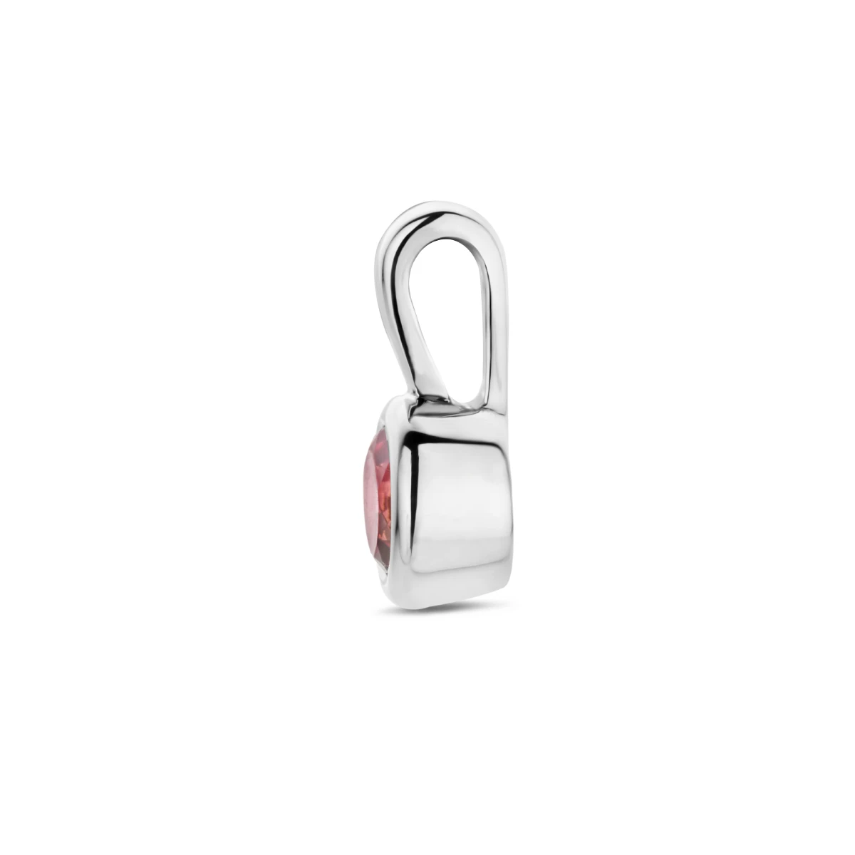 hanger met geboortesteen 11 mm zilver gerhodineerd
