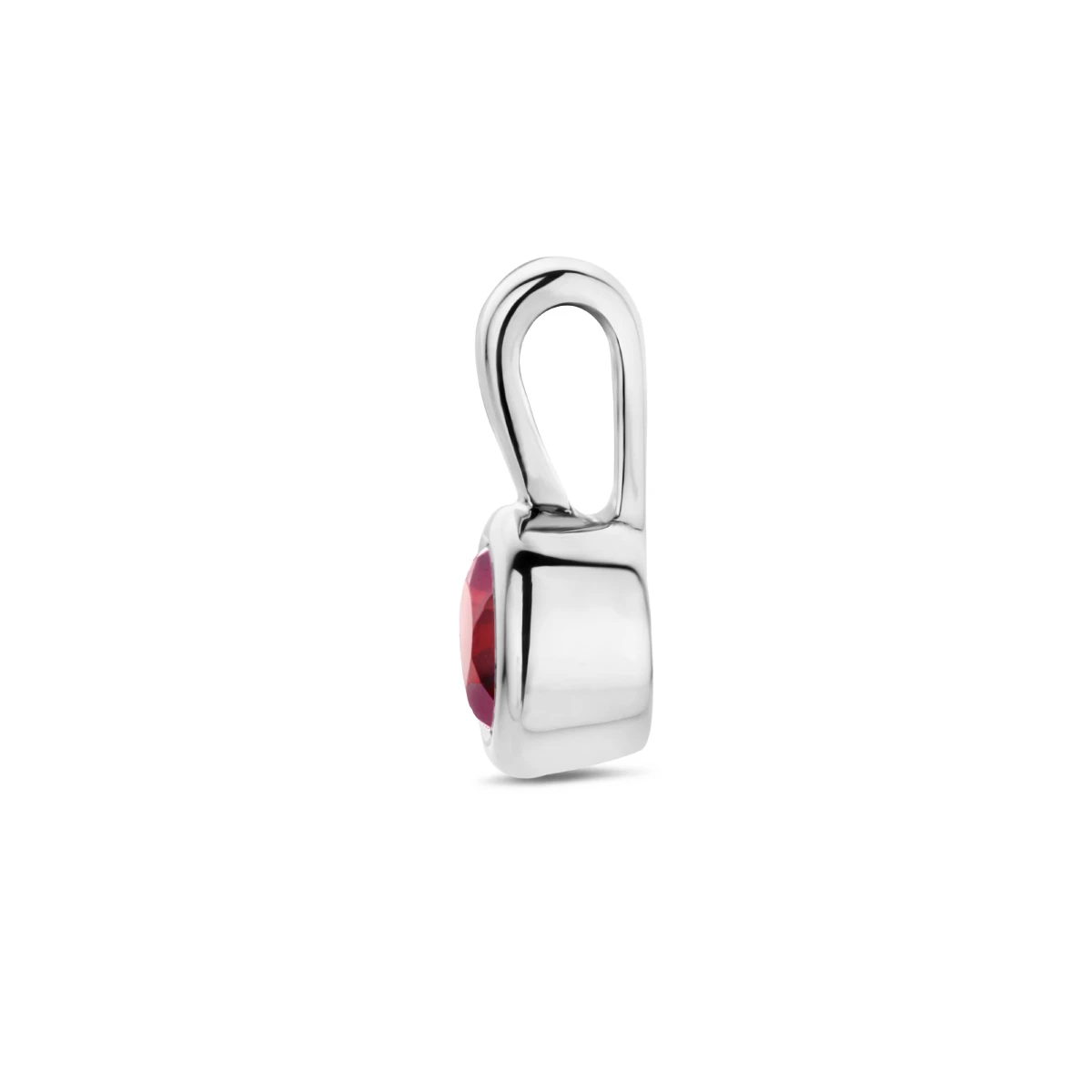 hanger met geboortesteen 11 mm zilver gerhodineerd