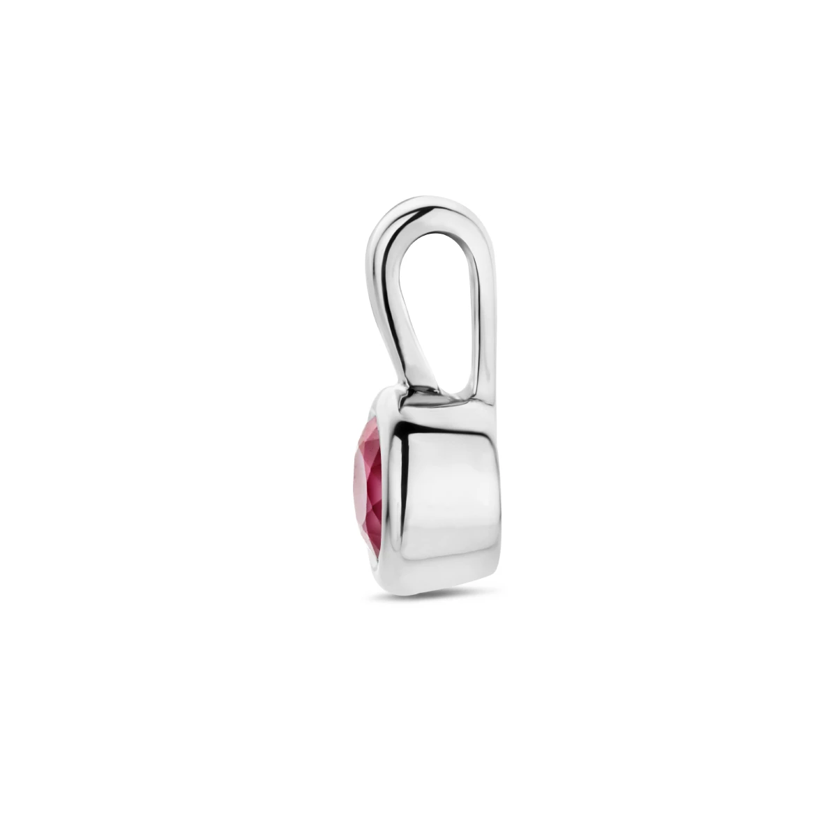hanger met geboortesteen 11 mm zilver gerhodineerd