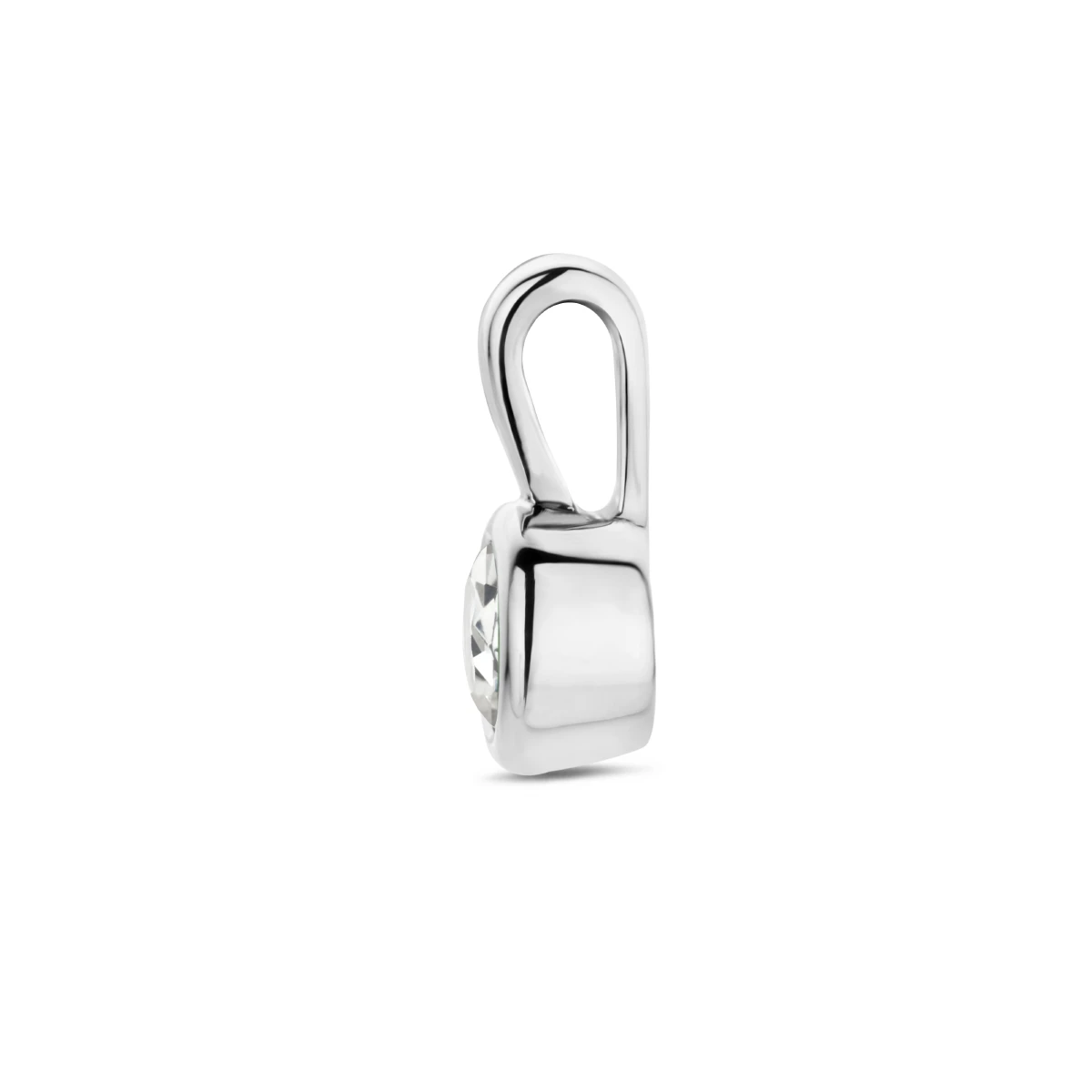 hanger met geboortesteen 11 mm zilver gerhodineerd