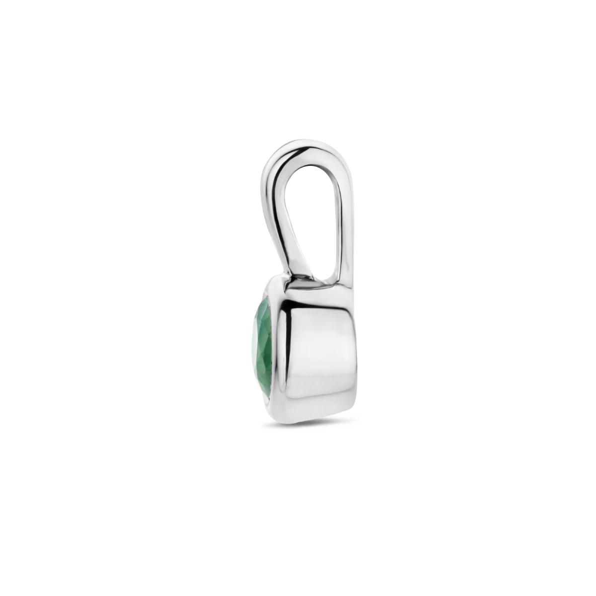 hanger met geboortesteen 11 mm zilver gerhodineerd