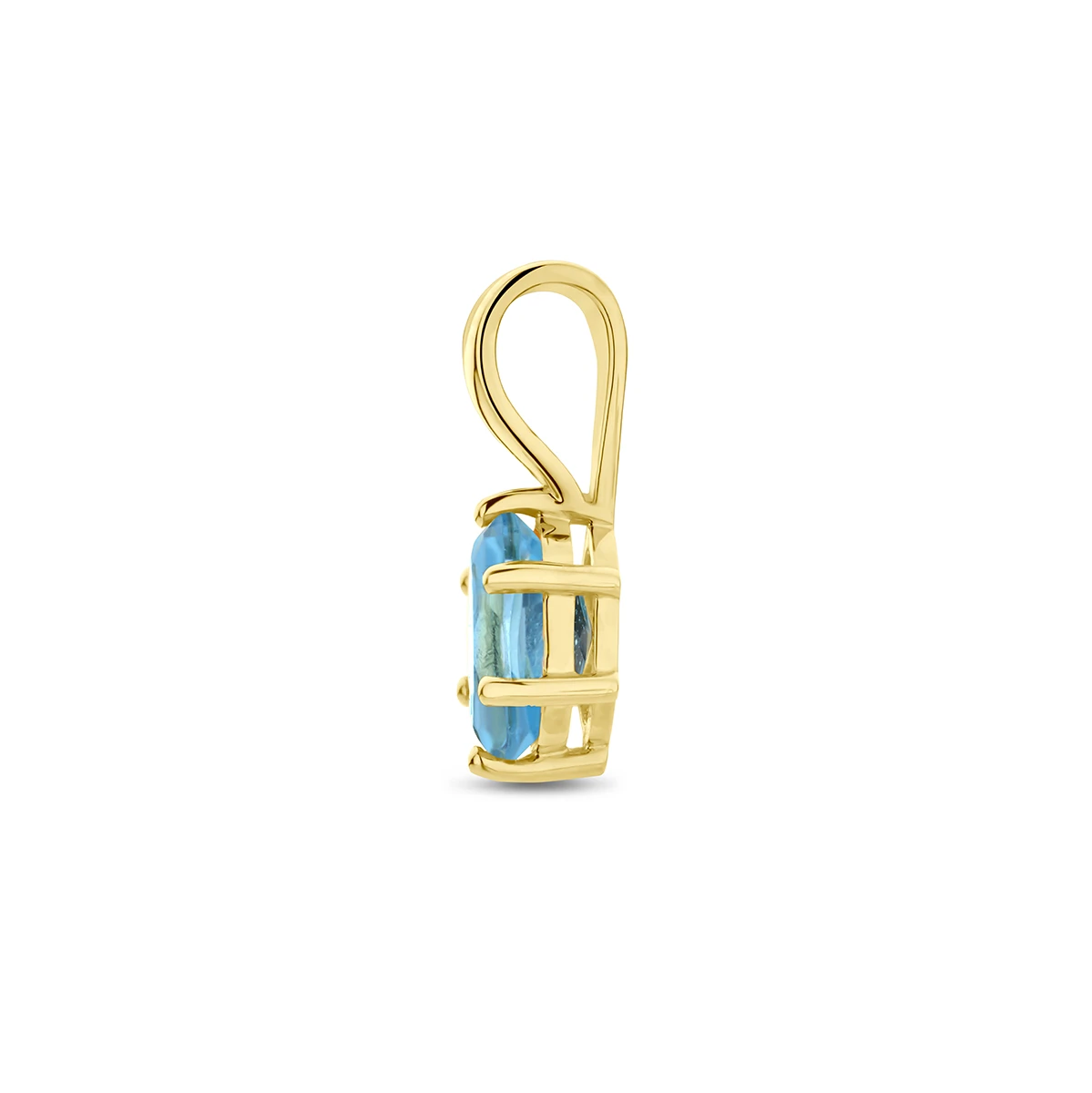 hanger met geboortesteen 14K geelgoud