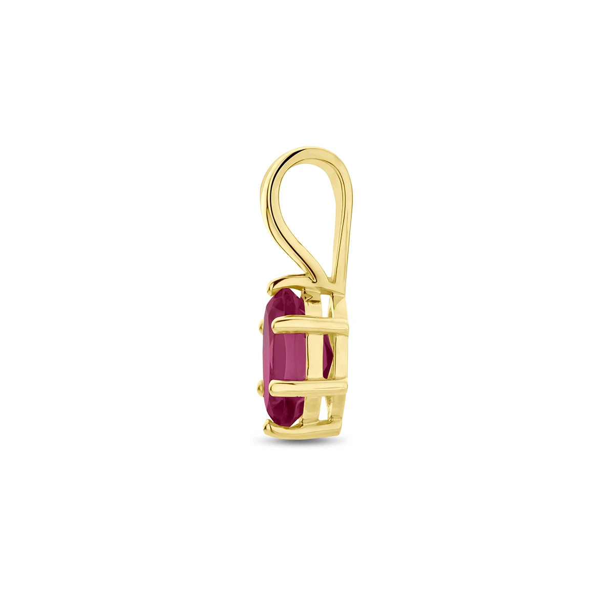 hanger met geboortesteen 14K geelgoud