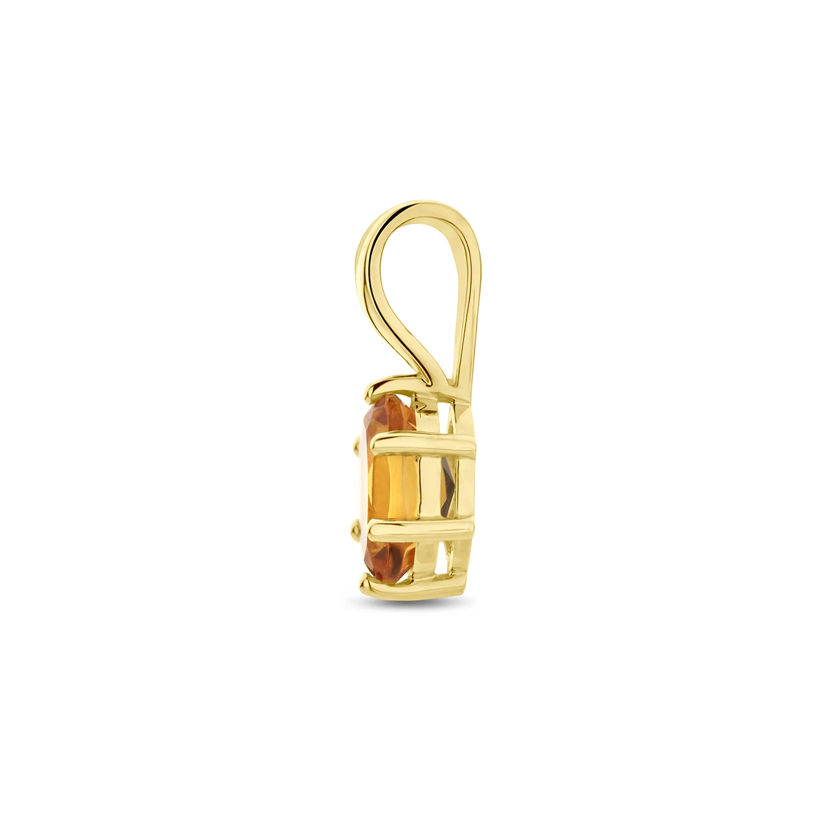 hanger met geboortesteen 14K geelgoud