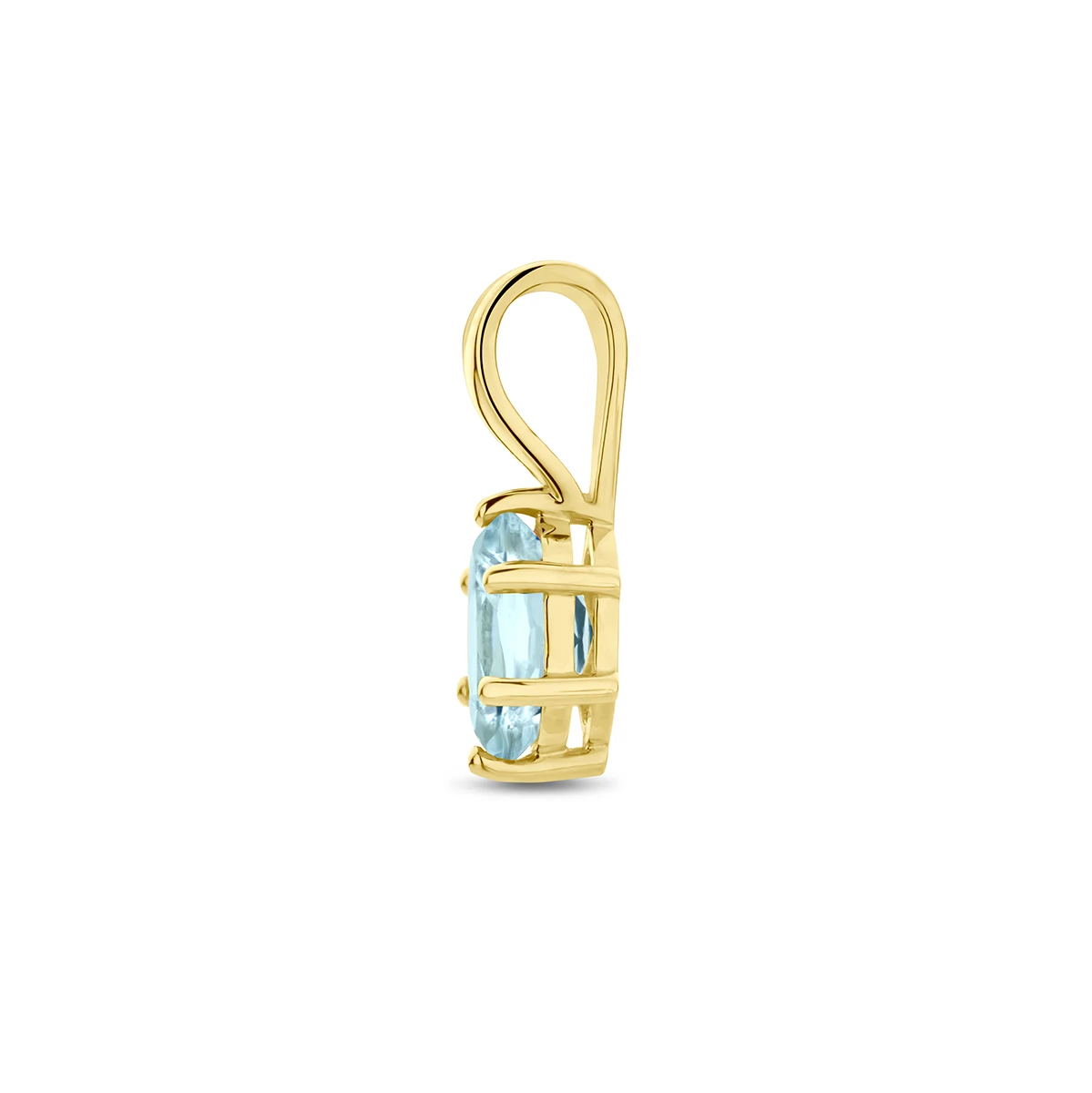 hanger met geboortesteen 14K geelgoud