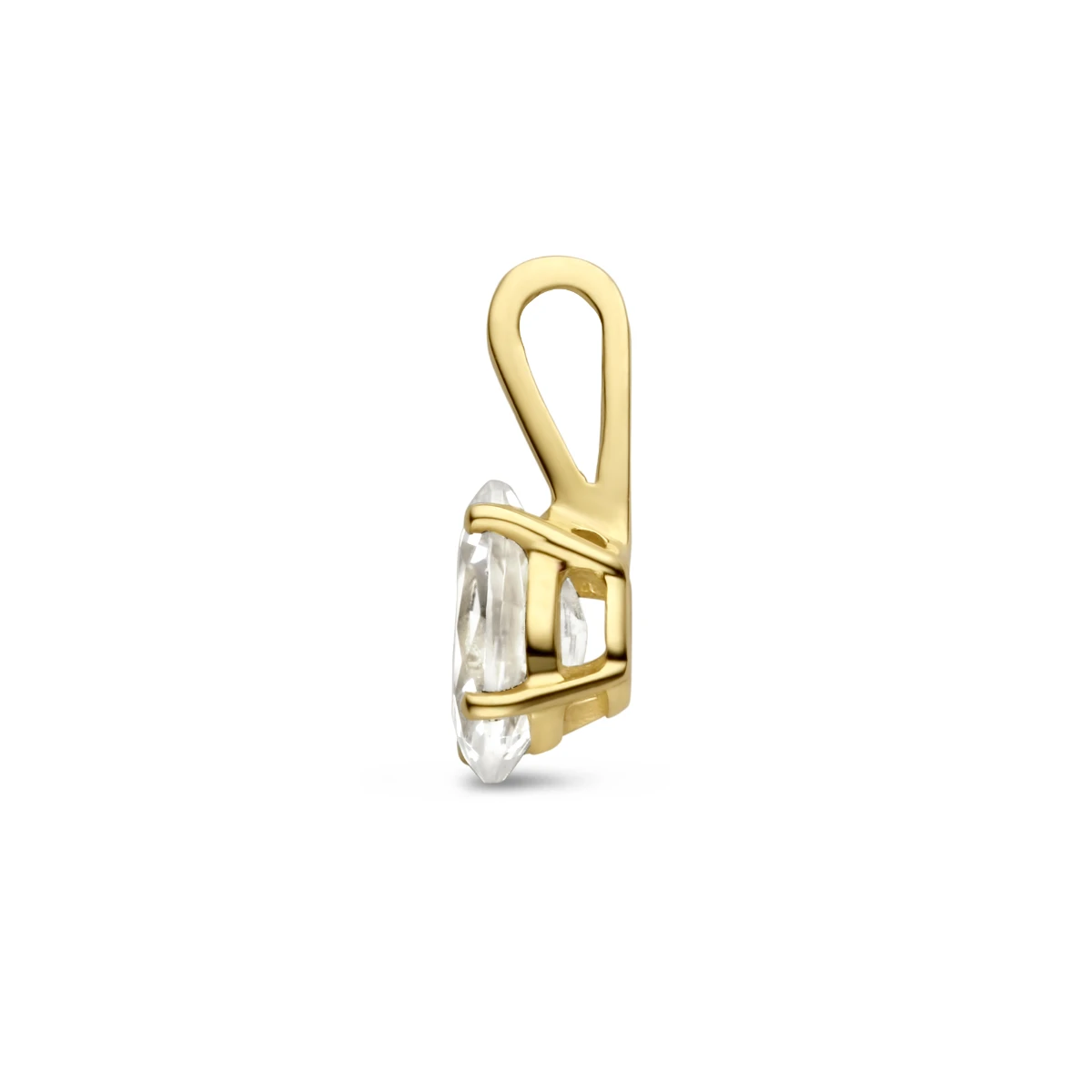 hanger met geboortesteen 14K geelgoud