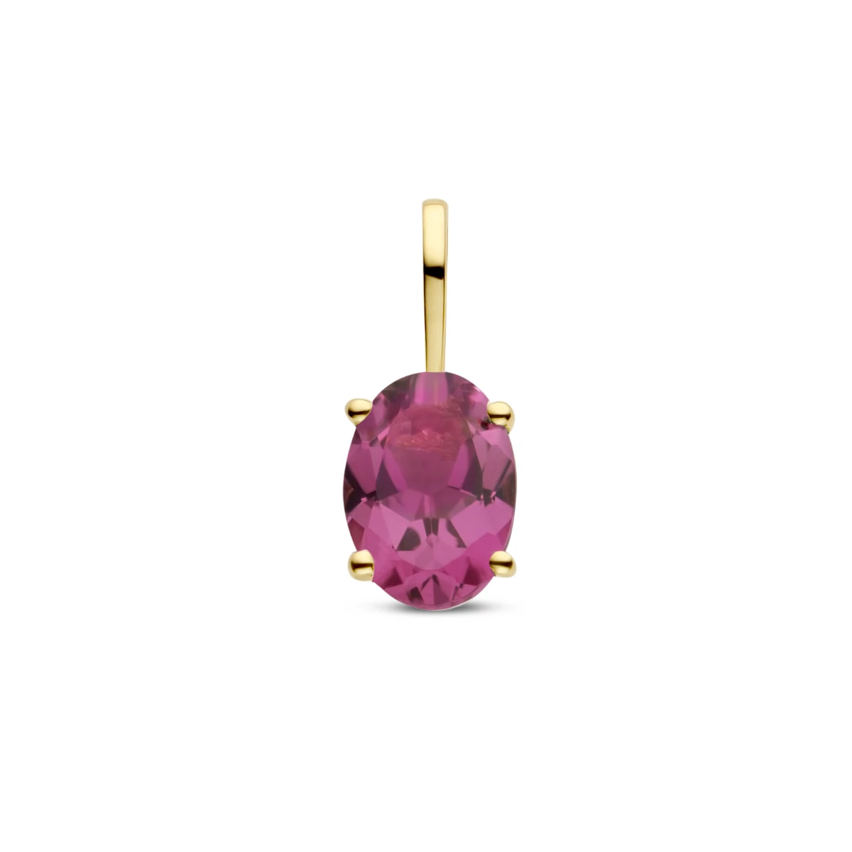 hanger met geboortesteen 14K geelgoud