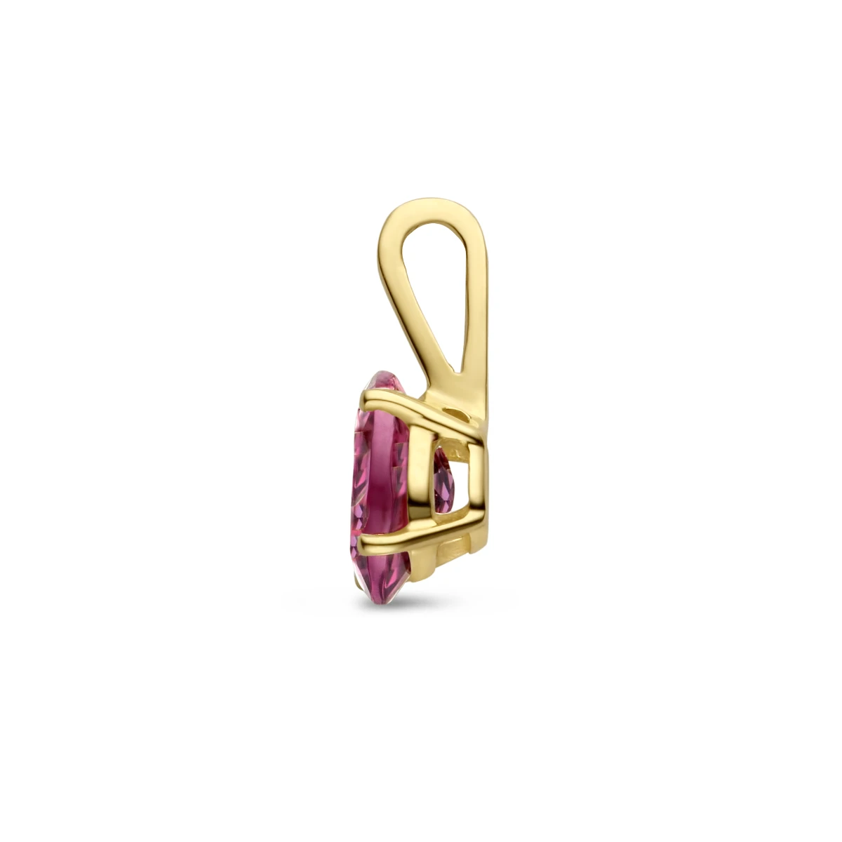 hanger met geboortesteen 14K geelgoud