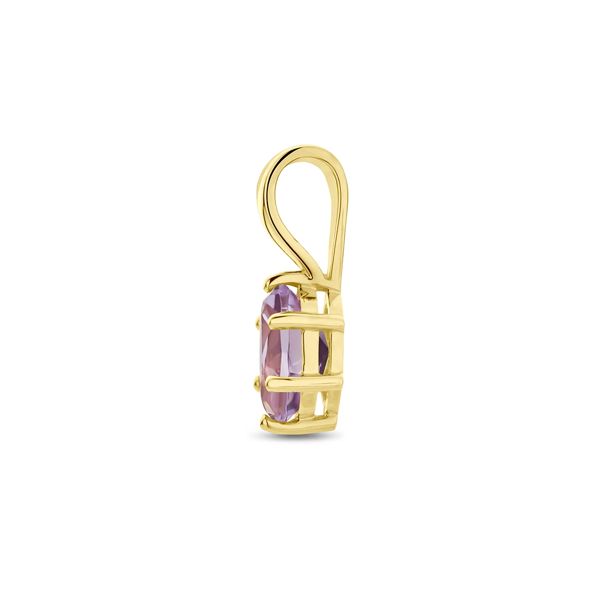 hanger met geboortesteen 14K geelgoud