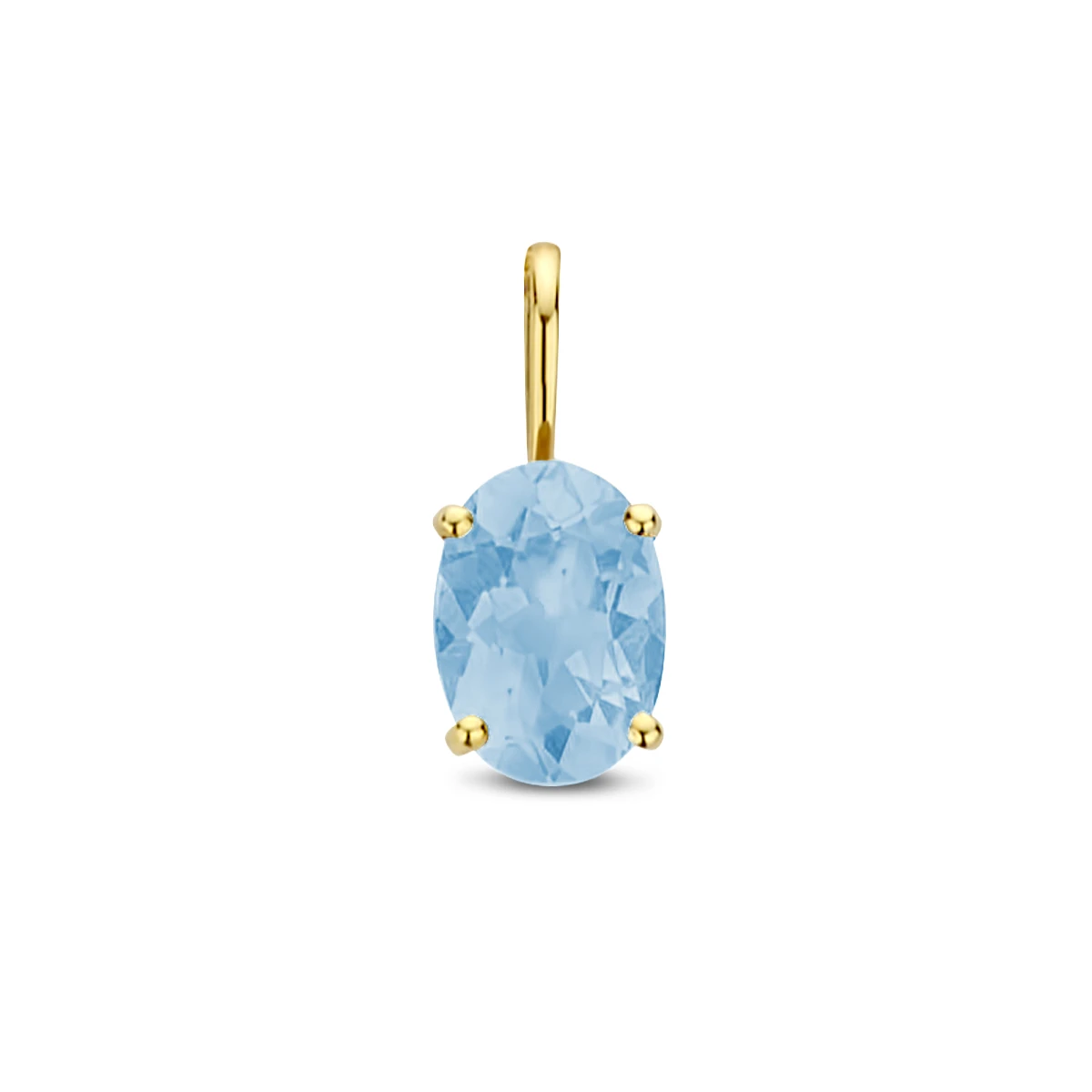 hanger met geboortesteen 14K geelgoud