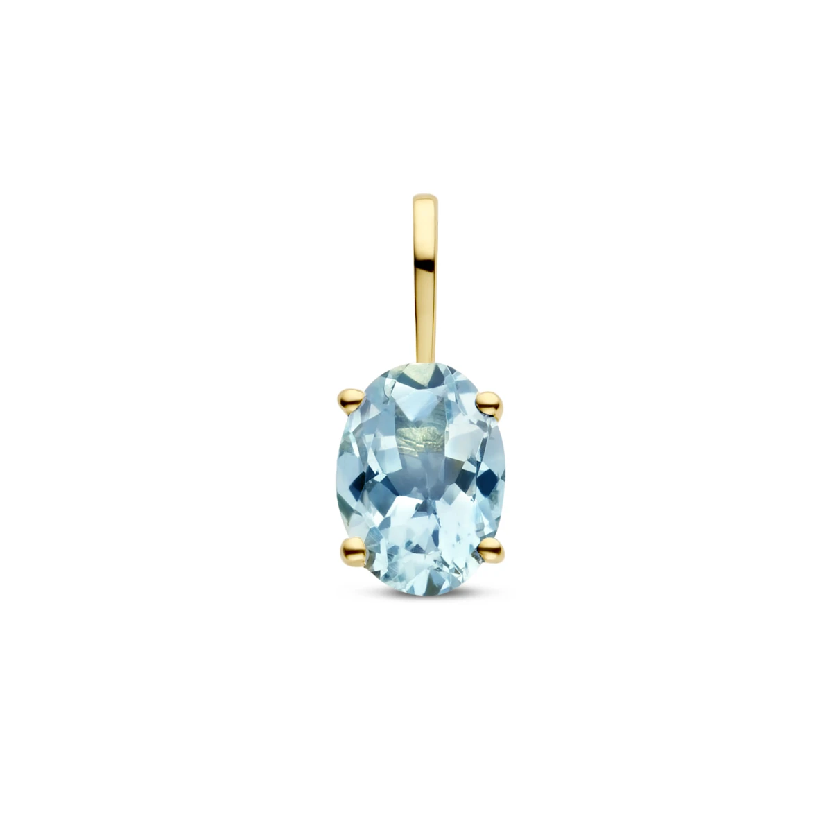 hanger met geboortesteen 14K geelgoud