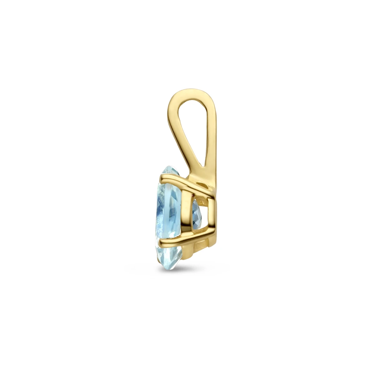 hanger met geboortesteen 14K geelgoud