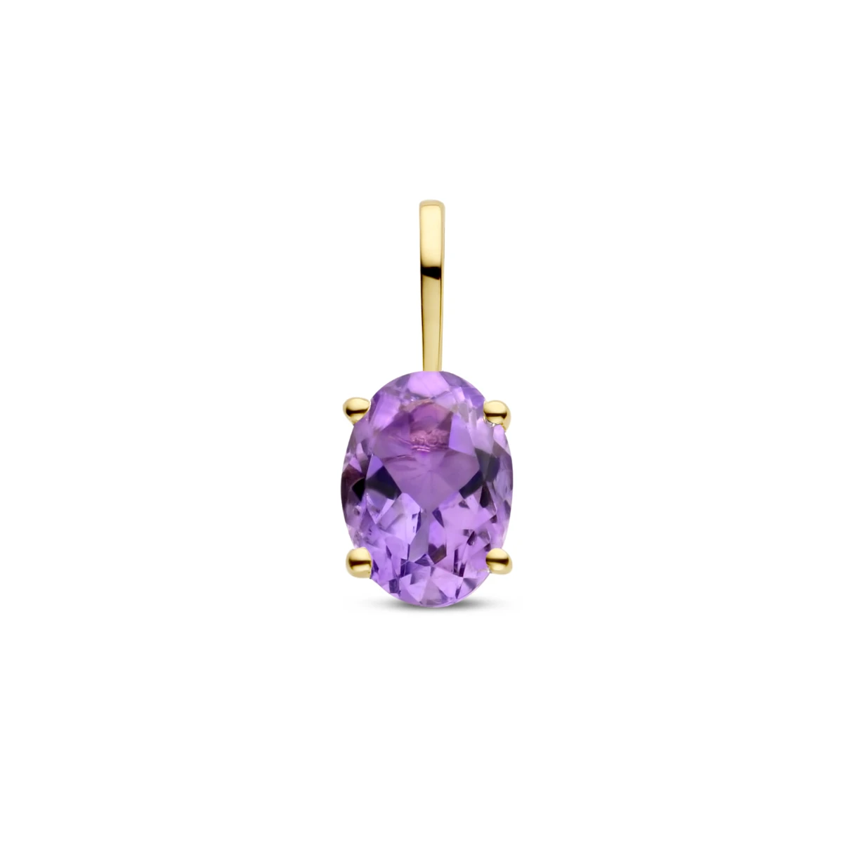 hanger met geboortesteen 14K geelgoud