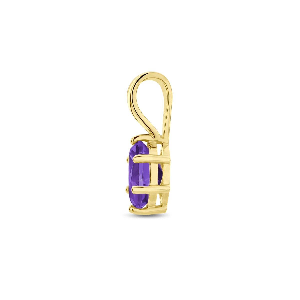 hanger met geboortesteen 14K geelgoud