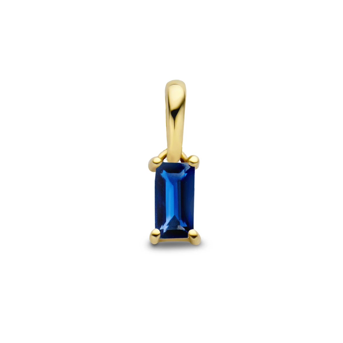 hanger met geboortesteen 9 mm 14K geelgoud
