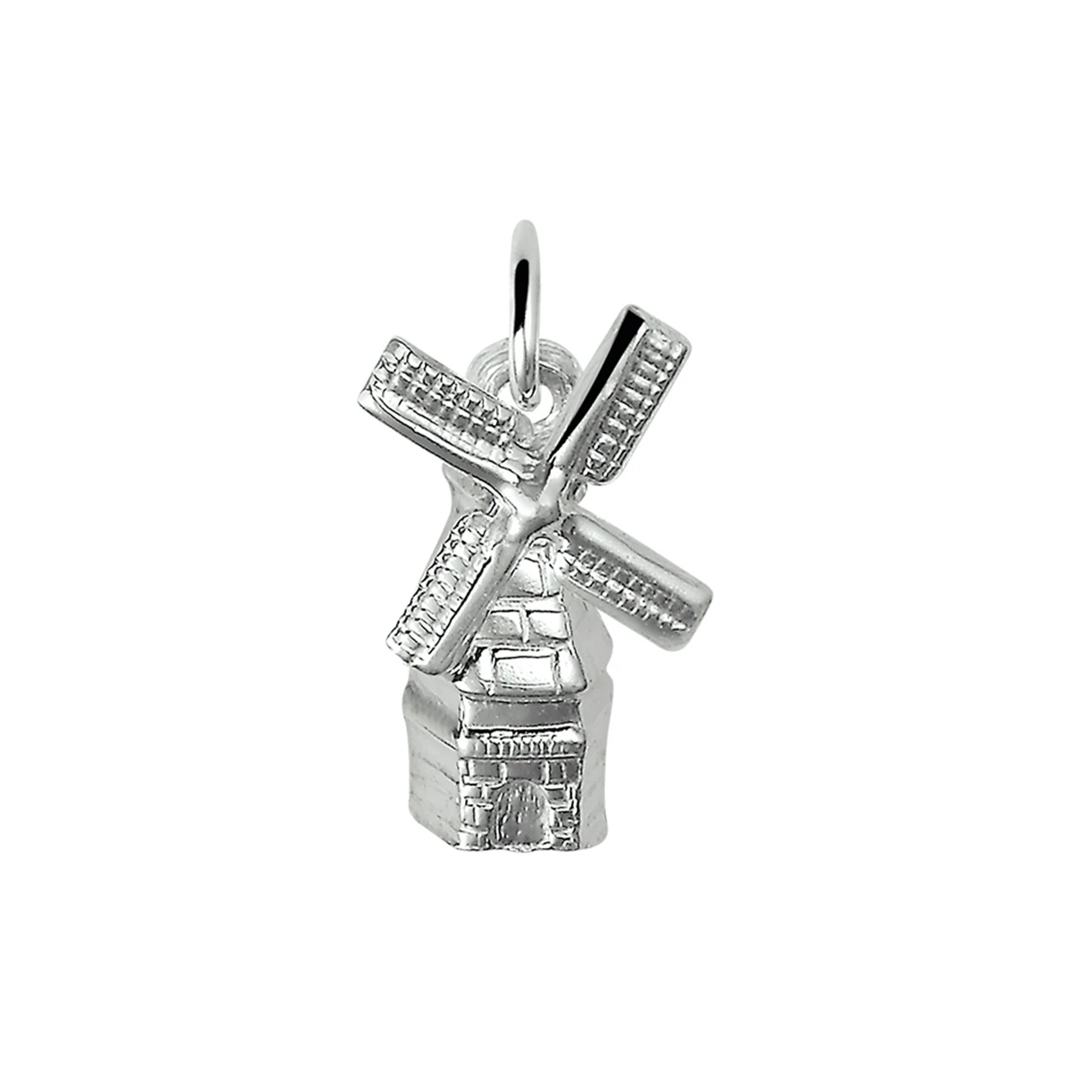 hanger molen beweegbaar zilver wit