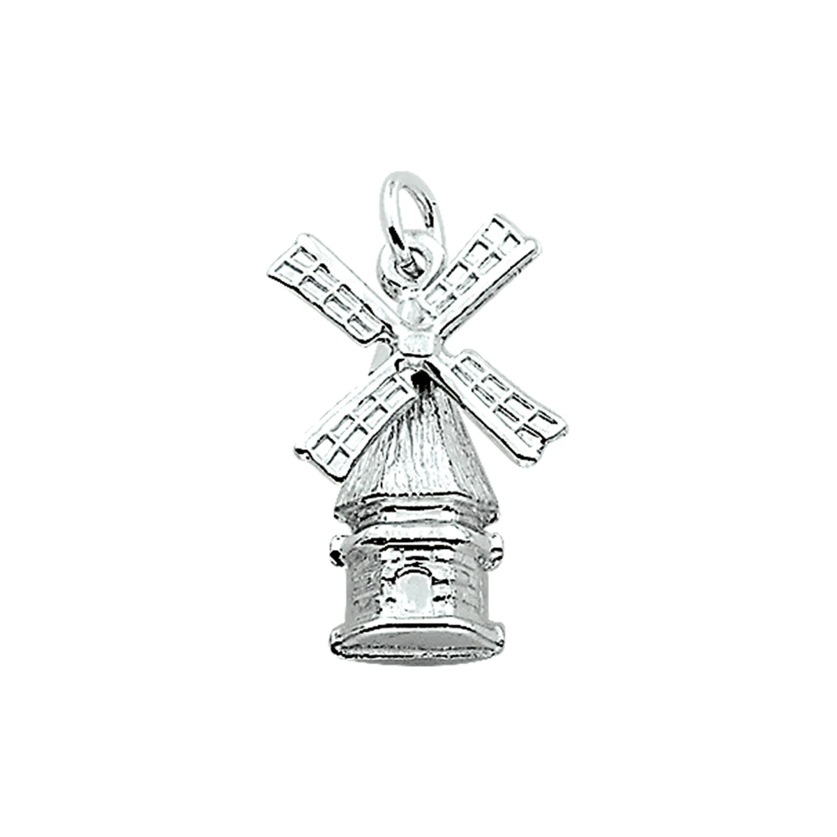 hanger molen beweegbaar zilver wit