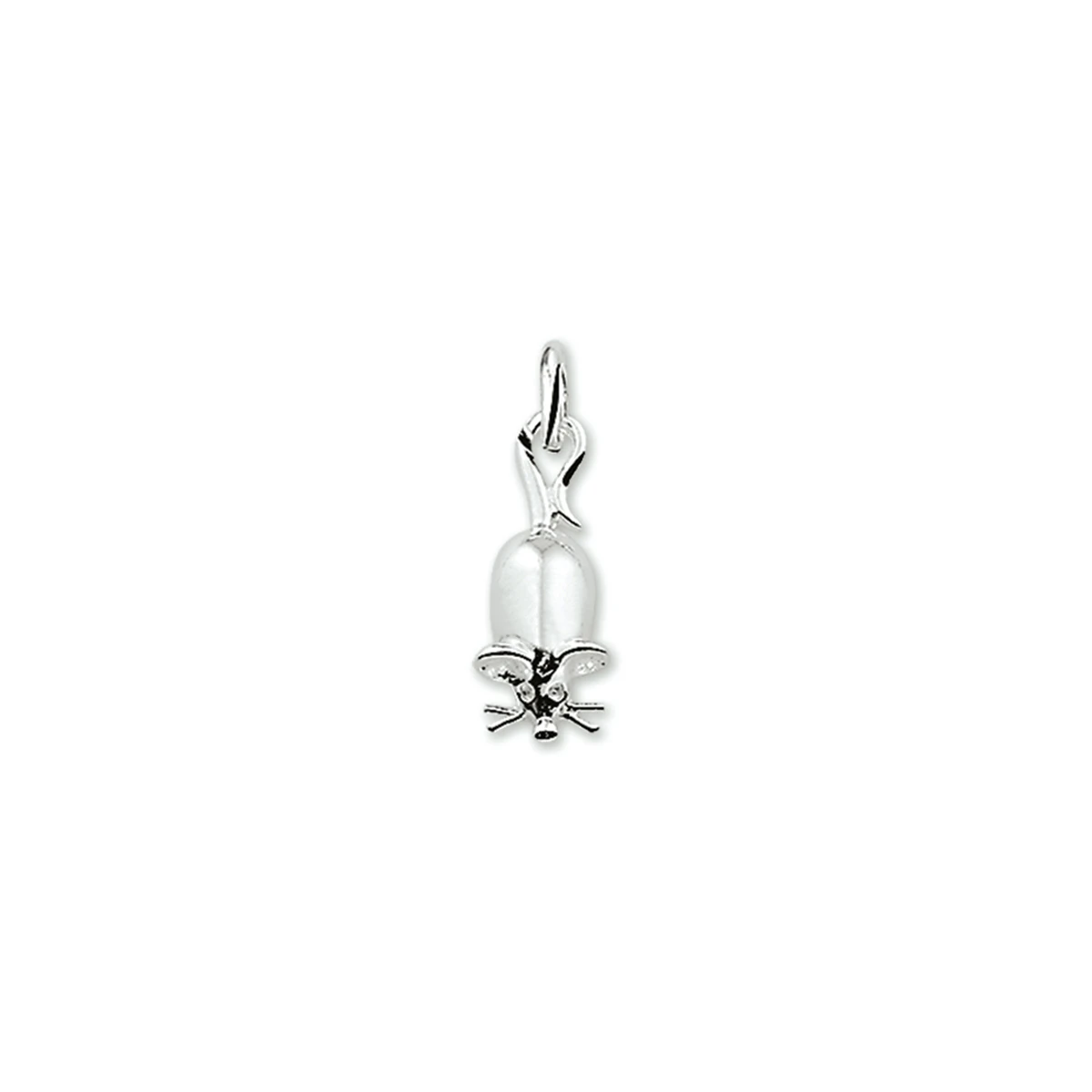 hanger muis zilver gerhodineerd