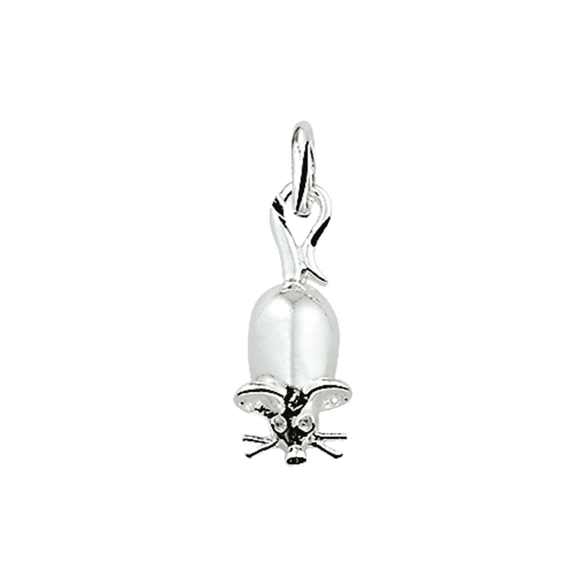 hanger muis zilver wit