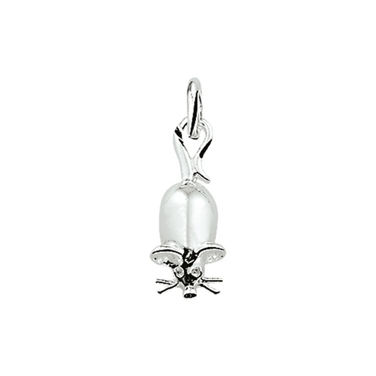 hanger muis zilver wit