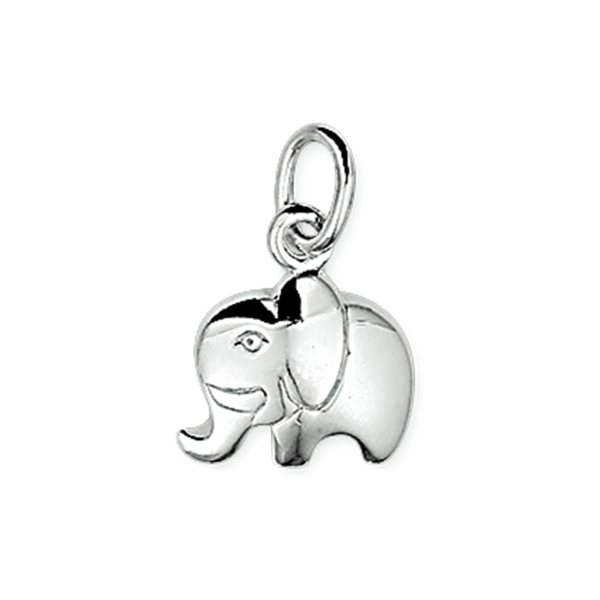 hanger olifant zilver wit
