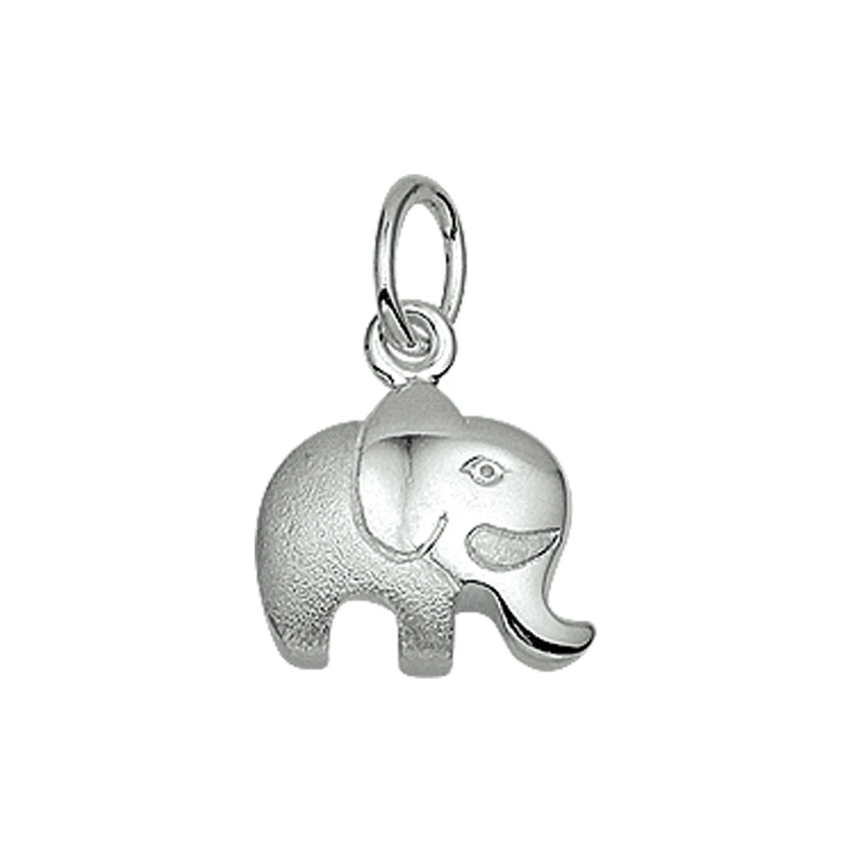 hanger olifant zilver wit