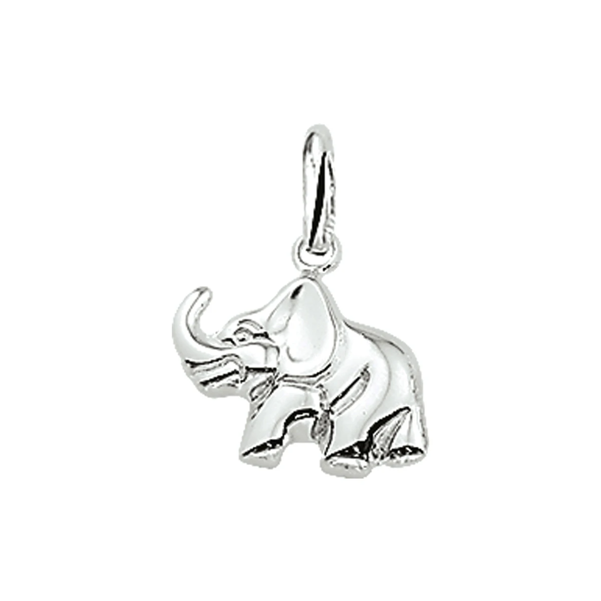 hanger olifant zilver wit