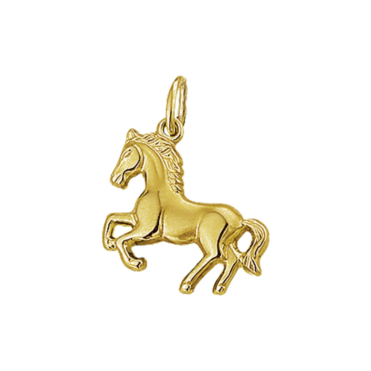 hanger paard 14K geelgoud