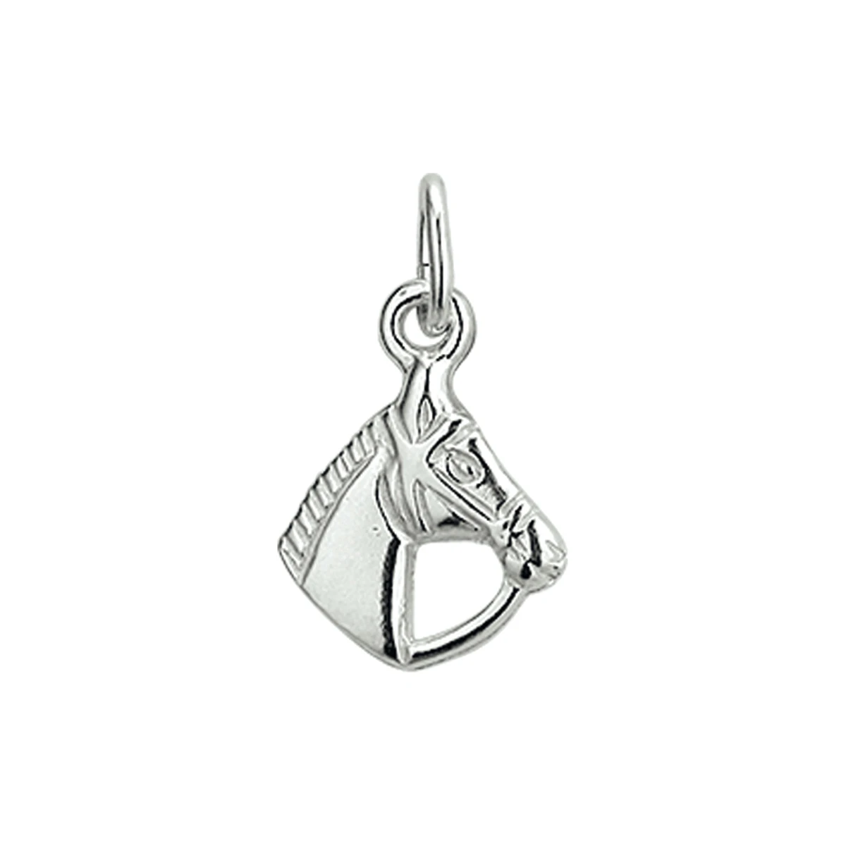 hanger paard zilver wit