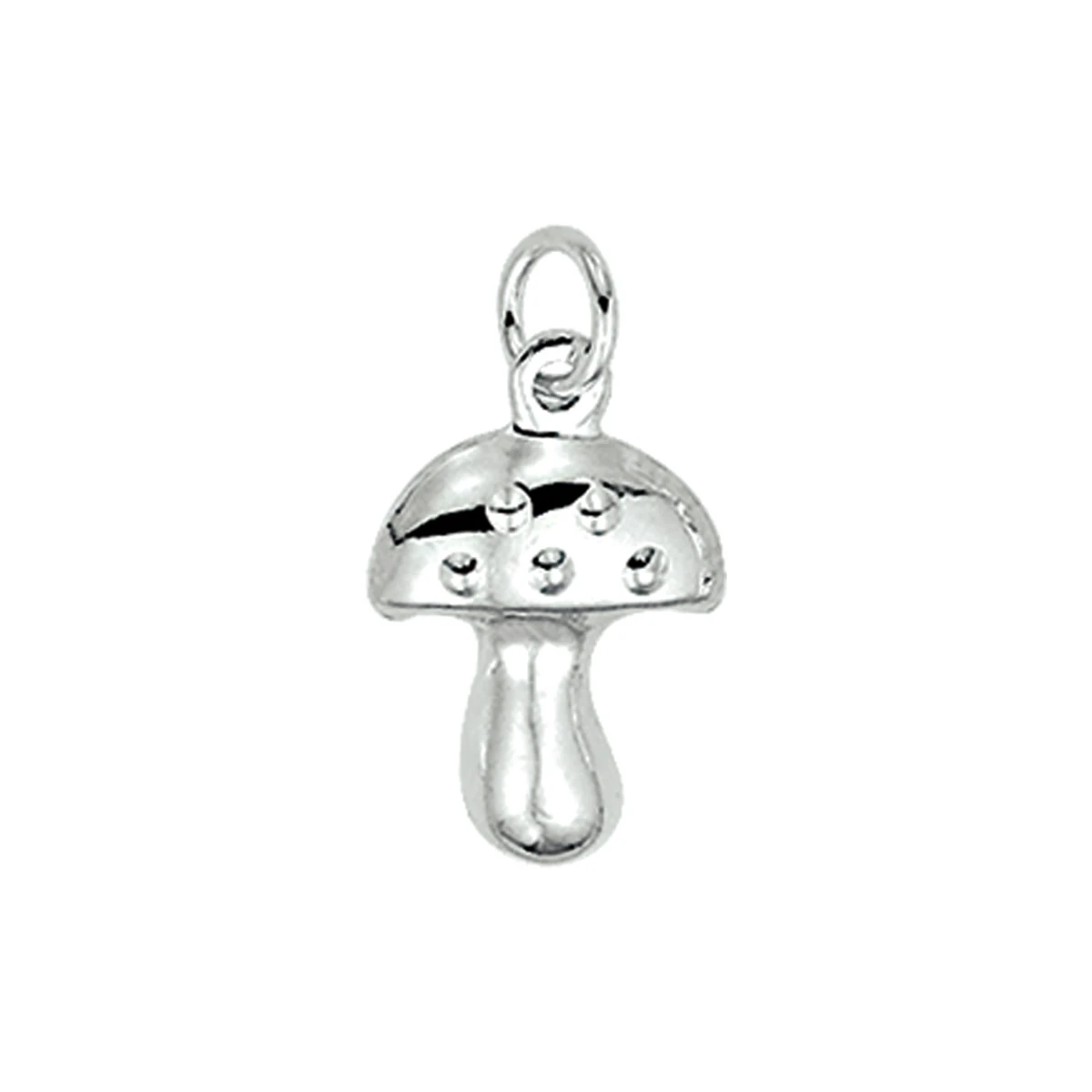 hanger paddestoel zilver wit