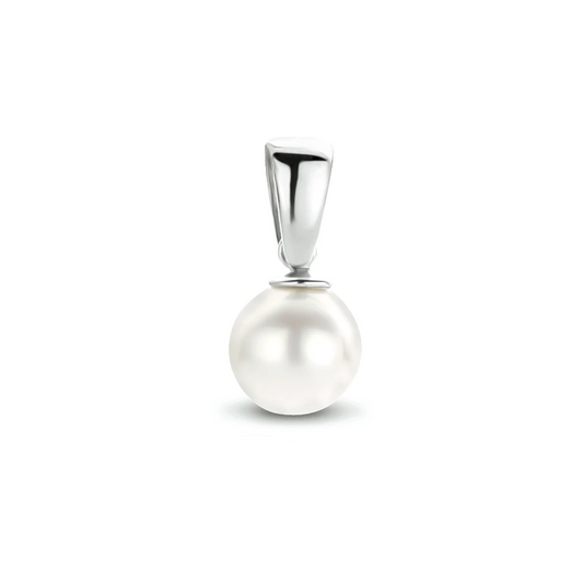 hanger parel 10 mm 14K witgoud