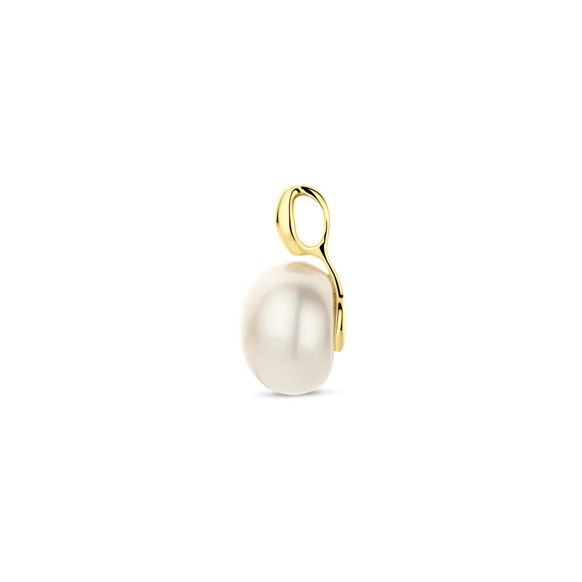 hanger parel 12 mm 14K geelgoud
