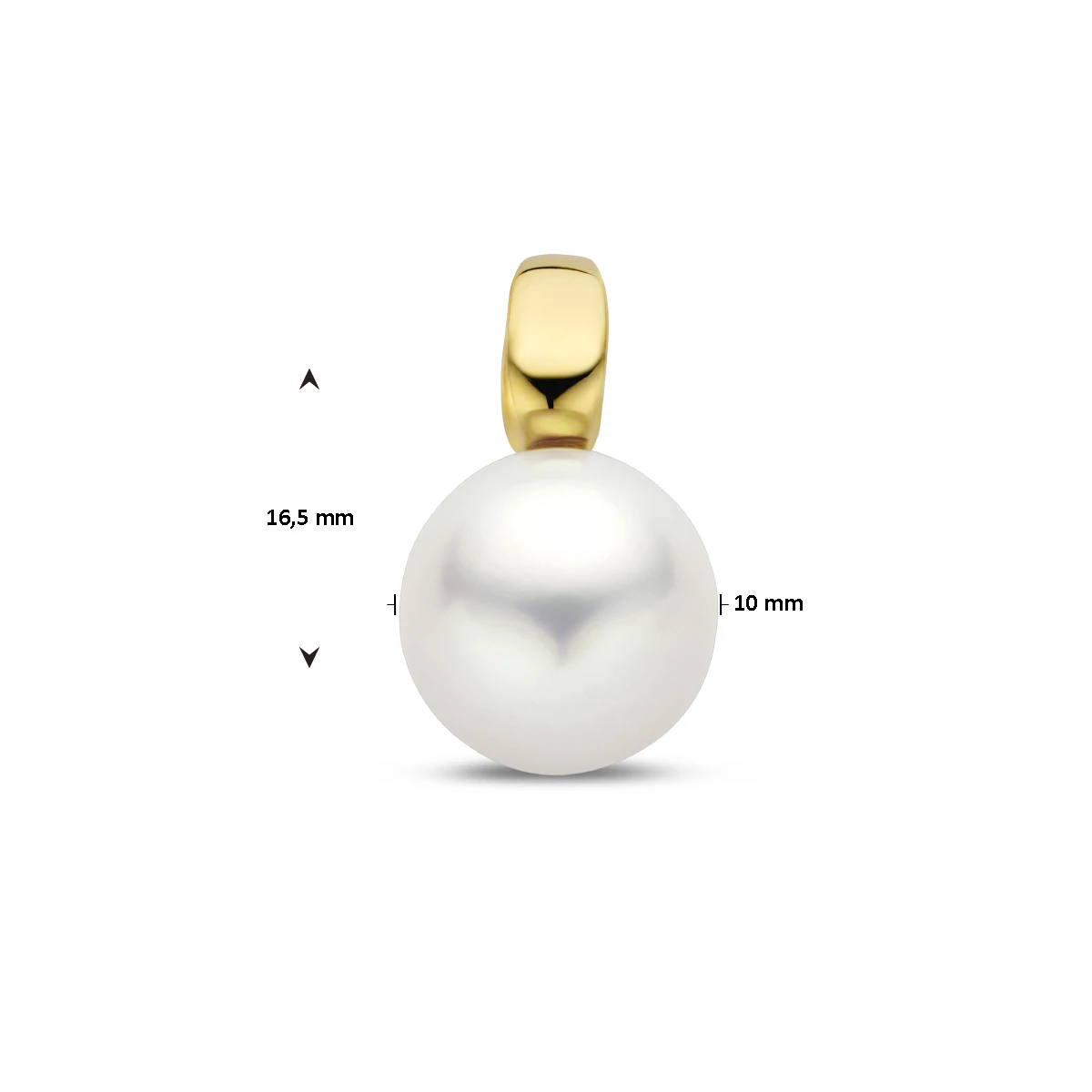 hanger parel 14K geelgoud