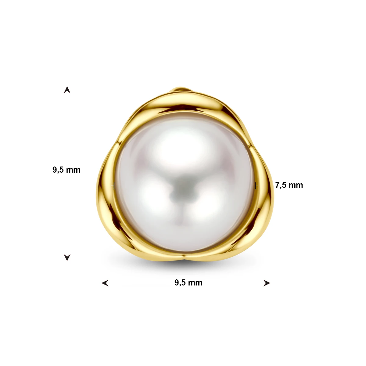 hanger parel 14K geelgoud