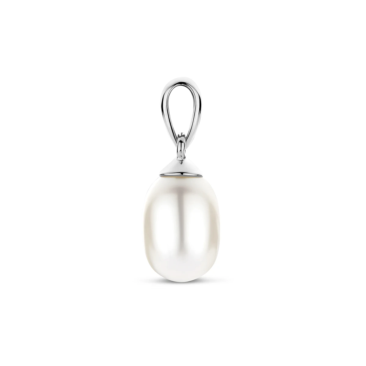hanger parel 15 mm 14K witgoud