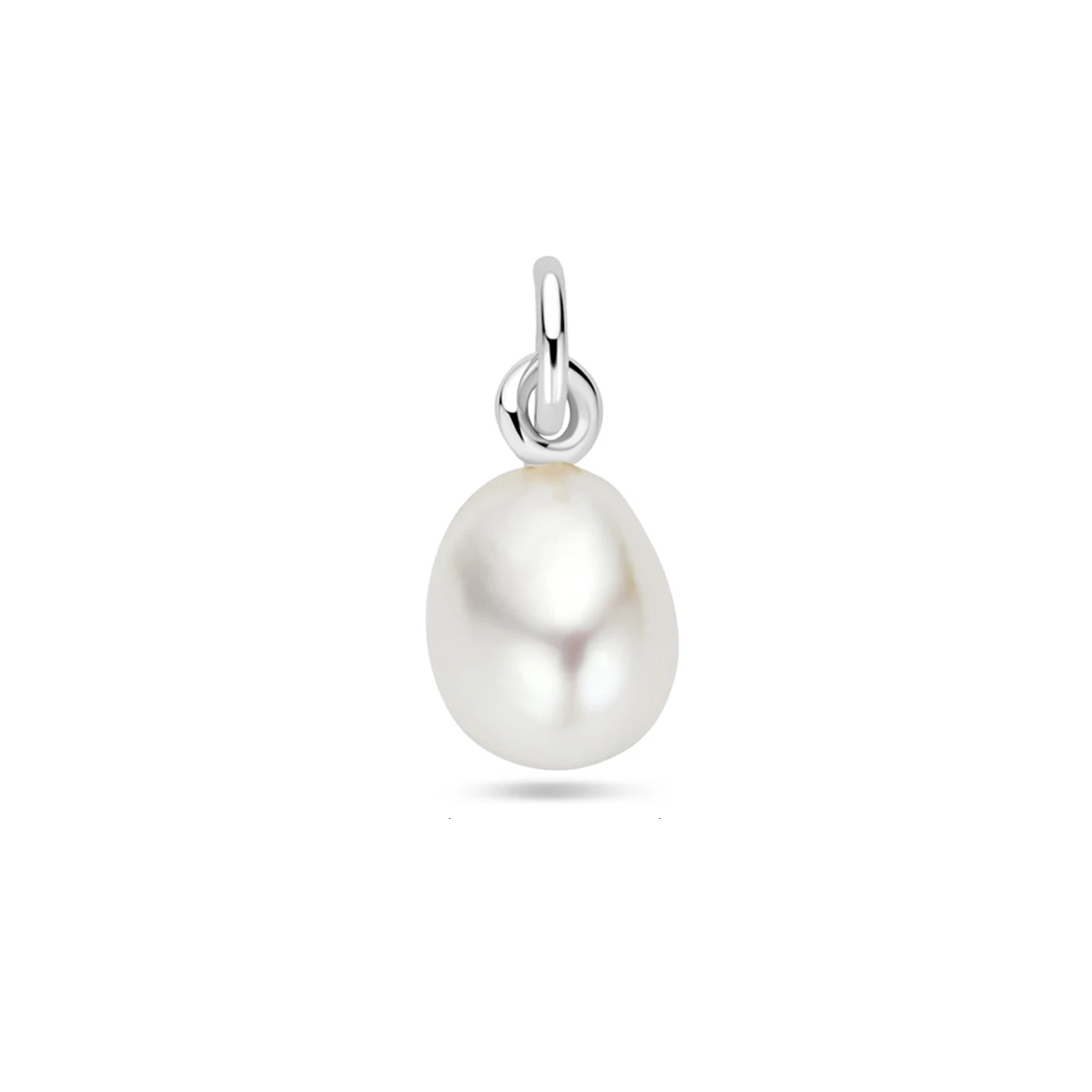 hanger parel 18,5 mm zilver gerhodineerd