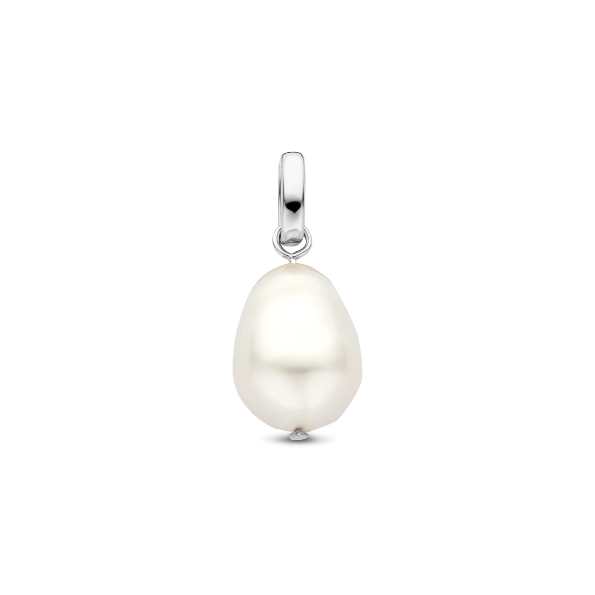 hanger parel 20 mm zilver gerhodineerd