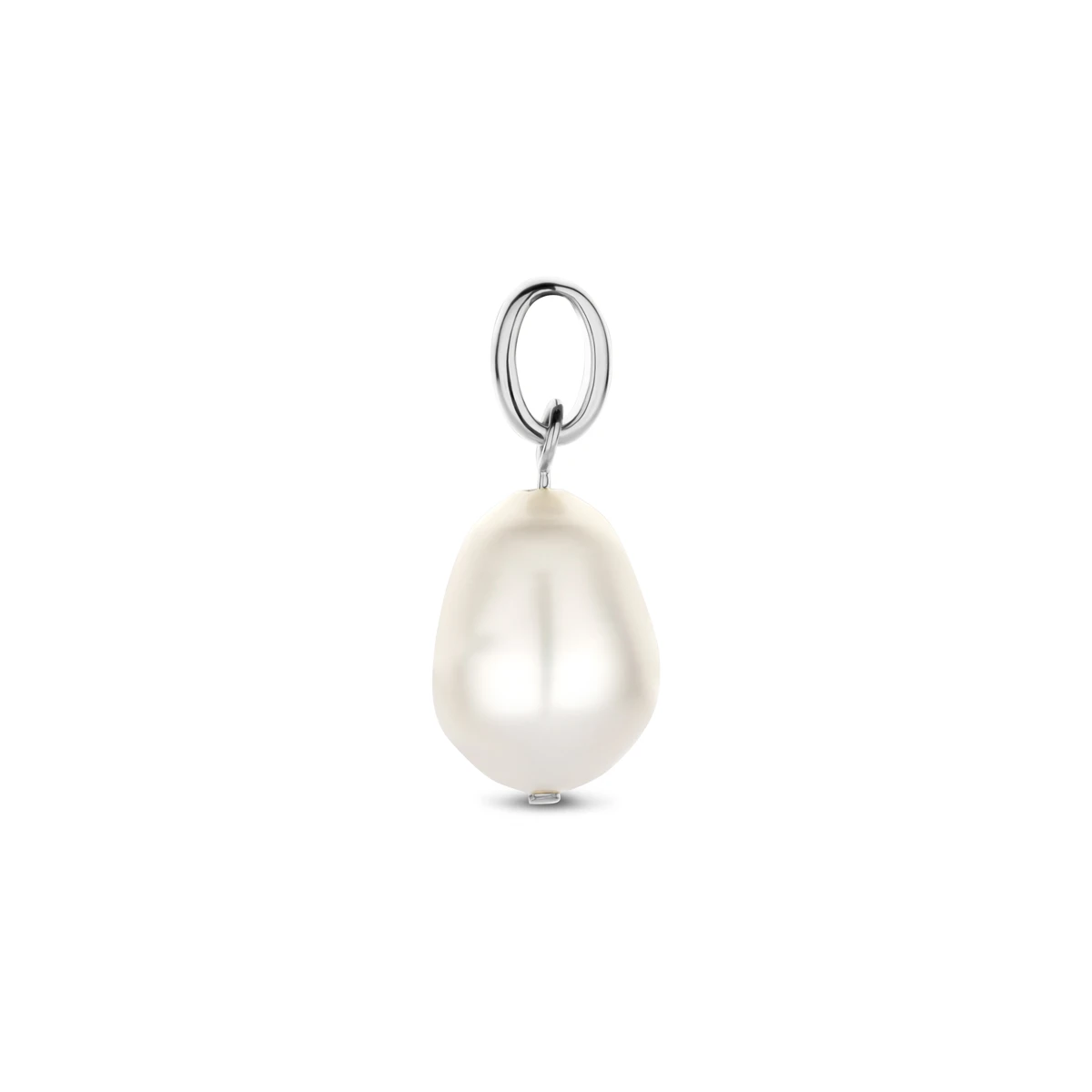 hanger parel 20 mm zilver gerhodineerd