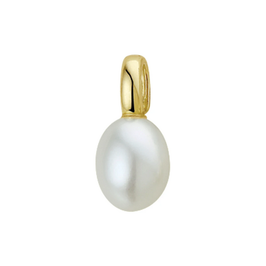 hanger parel 9 x 11 mm 14K geelgoud