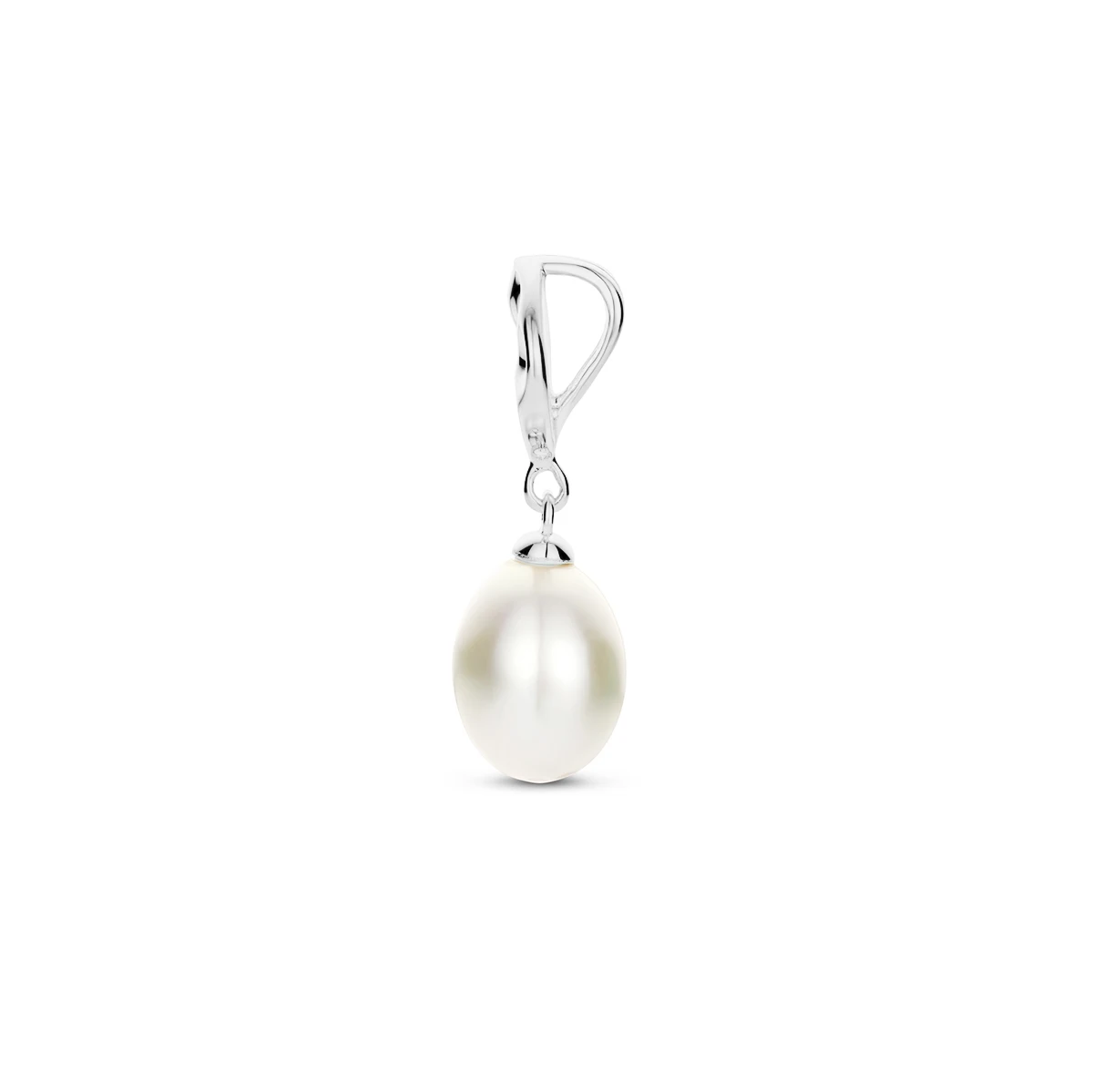 hanger parel zilver gerhodineerd