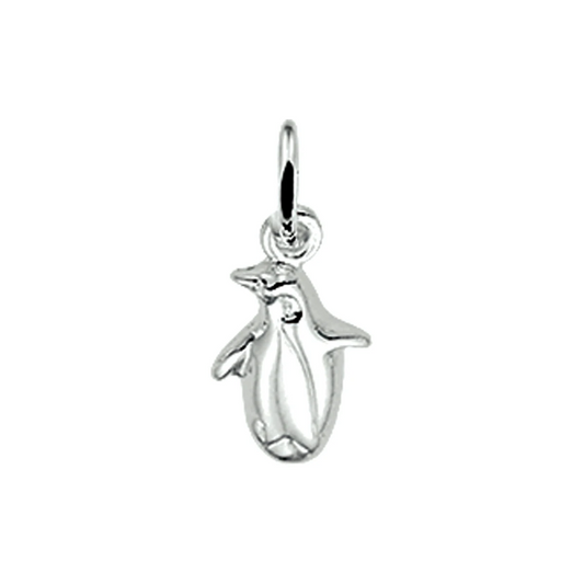 hanger pinguin zilver wit