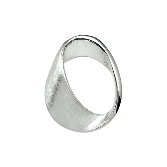 hanger poli/mat zilver gerhodineerd