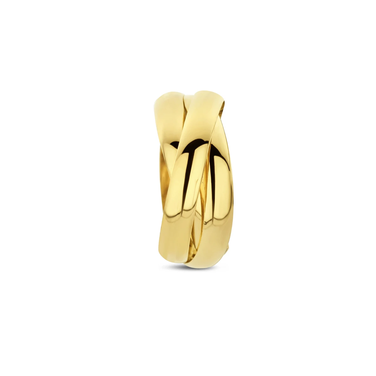 hanger ringetjes 10 mm 14K geelgoud